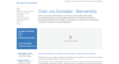 Desktop Screenshot of crearunasociedad.com.ar